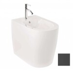 KLUDI - Resa R Stojící bidet, otvor pro baterii, matná černá 23BIB0239