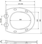 MEXEN - Egg WC sedátko Soft Close slim, duroplast, bílá lesk 39243000