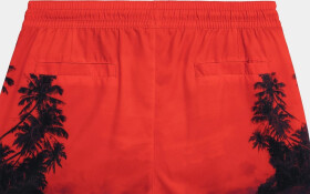 Pánské koupací šortky 4F H4L22-SKMT006 červené Červená