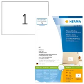 Herma Adresní etikety A5 bílá 148,5x205 mm / Etikety / papír / 400 ks / 400 listů (8690)