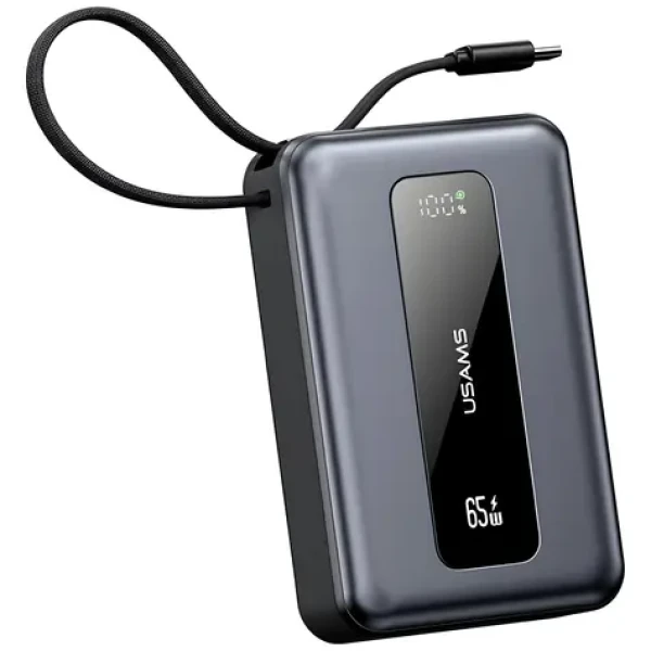 USAMS CD243 tarnish / Powerbanka / 20000 mAh / 65W / PD3.0 / QC3.0 (20KCD24301)