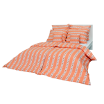 Stanex Povlak na polštářek krepový Barunka oranžová (LS175) ROZMĚR: 40 x 40 cm