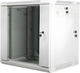 Lanberg WF02-6612-10S šedá / Nástěnný rozvaděč / 19" / 12U / 600×600 mm / dvoudílný / 60 kg (WF02-6612-10S)