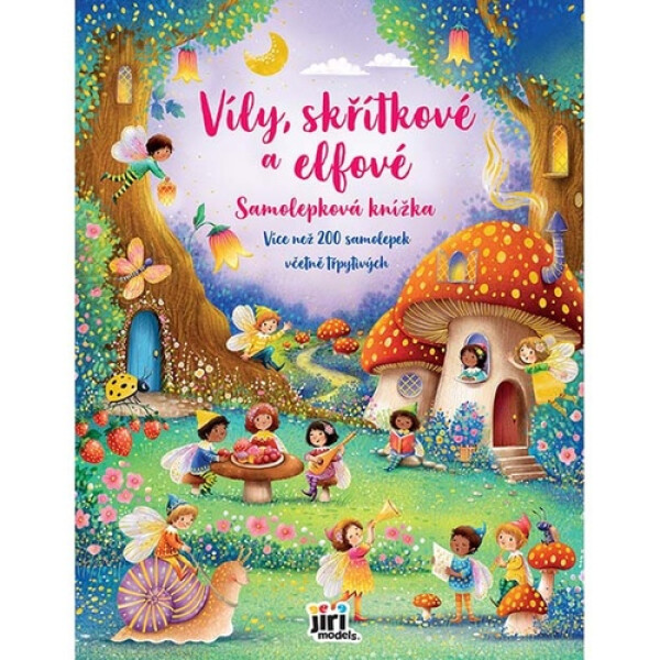 Velká samolepková knížka Víly, skřítkové a elfové