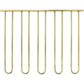 House Doctor Nástěnný držák sklenic na víno Gold, zlatá barva, kov