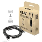 CLUB3D CAC-1527 nabíjecí kabel USB-C na 2x USB-C M/M černá 1.83m / 100W (CAC-1527)