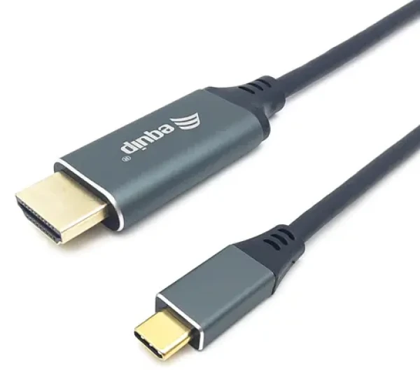 Equip USB-C na HDMI / Adaptér / 3 m / 4K 60Hz / pozlacené konektory (133417)