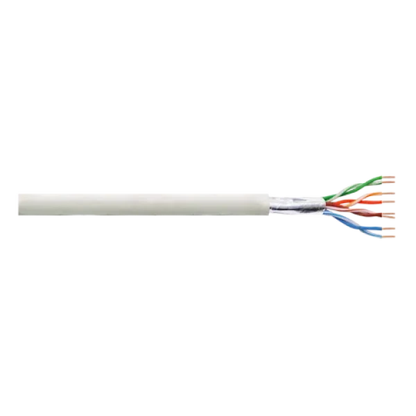LogiLink CPV0013 bílá / Patch kabel / CAT5e / F/UTP / bez konektoru / 100m (CPV0013)