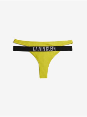 Žlutý dámský spodní díl plavek Calvin Klein Underwear Dámské