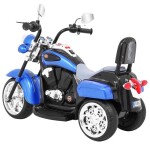 Mamido Dětská elektrická motorka Chopper modrá