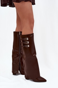 Kozačky na podpatku model 216788 Step in style 37