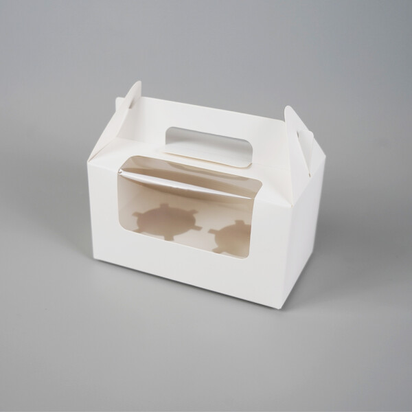 Cake star krabička na 2ks cupcakes s vložkou 16,5 x 9,2 x 8,7 cm