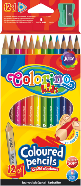 Trojhranné pastelky Colorino 12