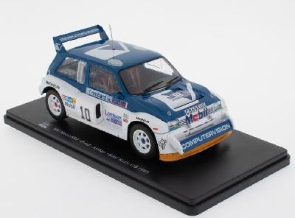 MG Metro 6R4 - Pond-Arthur - RAC Rally GB - 1985 1:24 Hachette