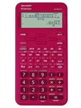 SHARP ELW531TLBRD červená / Kalkulačka vědecká / balení blister / bateriové napájení (SH-ELW531TLBRD)