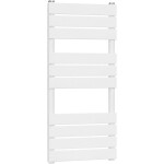 CERANO Koupelnový radiátor Claude - boční připojení - 480 W - bílá lesklá - 1000x500 mm