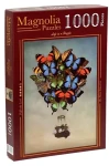 MAGNOLIA Puzzle Balón z motýlů