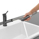 Dřezová baterie Villeroy & Boch Como Shower, 92520005, antracit 92520005