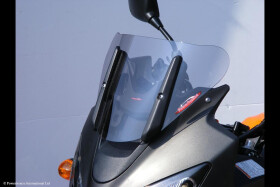 Suzuki DL 650 V-Strom 04-July 11, DL 1000 V-Strom 05-11 Adventure Sports plexi štít Powerbronze 255 mm - ohnivě červená