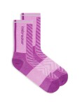 Dámské běžecké merino ponožky ICEBREAKER Wmns Run+ Ultralight Crew, Passion/Passion Lt velikost: 41-43 (L)