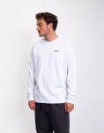 Tričko Patagonia M's L/S P-6 Logo Responsibili-Tee® Fiber White