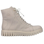 Rieker W RKR279C béžové zateplené boty na platformě 40