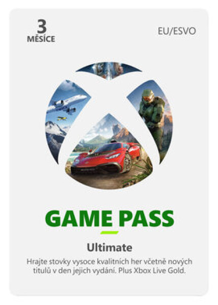 Microsoft Xbox Game Pass Ultimate 3 měsíce