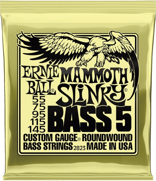 Ernie Ball 2823 Mammoth Slinky Nickel Wound 5-String Bass