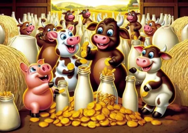 ART PUZZLE 35041 Puzzle Mléčný poklad