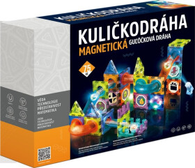 Kuličkodráha magnetická se světlem 75ks