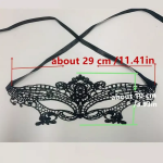 Dovoz Škraboška královna černá krajka