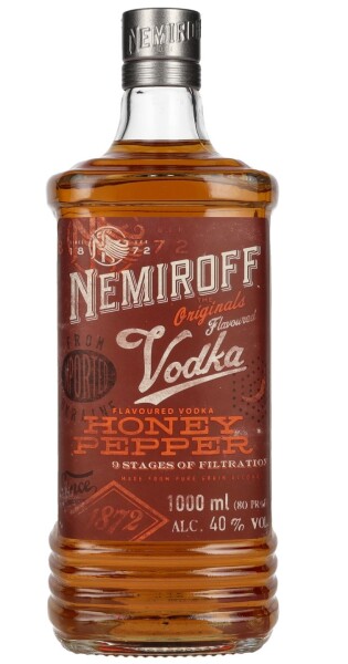 Nemiroff Honey Pepper 40% 1 l (holá láhev)