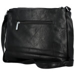 Módní dámská koženková crossbody kabelka Josefina, černá
