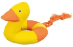 TRIXIE Aqua kachna na laně 20/36 cm / Hračka pro psy / Plovoucí / Aportovací / Polyester (G14-334530)