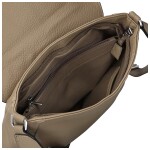 Stylová dámská koženková crossbody kabelka Katerina, béžová