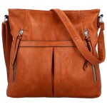 Trendy dámská crossbody kabelka Linus, hnědá