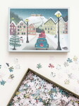 ViSSEVASSE Puzzle Let it Snow 1000 dílků, modrá barva, papír