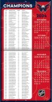 JF Turner Kalendář Washington Capitals 2025 Wall Calendar