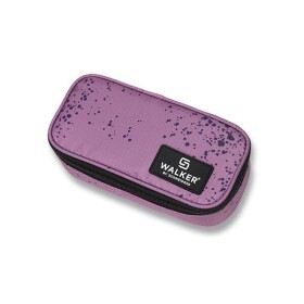 Studentský penál Walker - Purple Splash