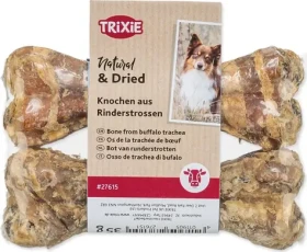 TRIXIE Žvýkací kosti z průdušnice 10 cm / Pamlsek pro psy / Žvýkací / 2x35 g