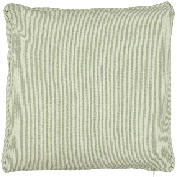 Ib Laursen Povlak na sedák Emil Green Stripes 45 × 45 cm, zelená barva, textil