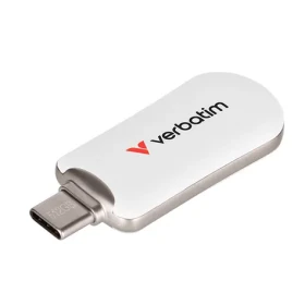 Verbatim Plectra 512GB bílá / Flash Disk / USB-C 3.0 / až 100 MBs (30231)