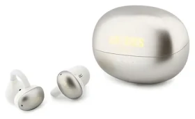 Guess Metallic Finish Classic Logo zlatá / Bezdrátová sluchátka / OWS (57983130971)