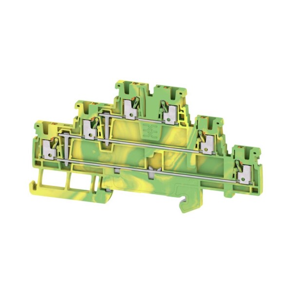 Weidmüller 2818000000 svorka ochranného vodiče pružinové připojení , konektor zelenožlutá 50 ks