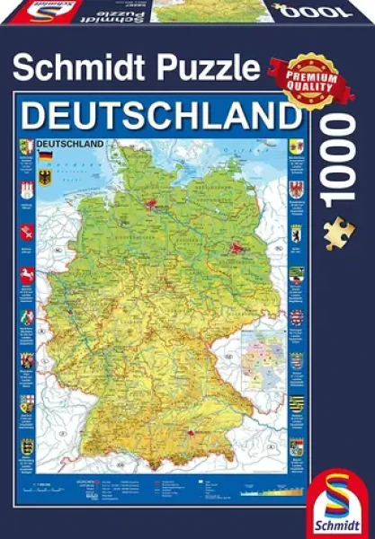 SCHMIDT Puzzle Mapa Německa