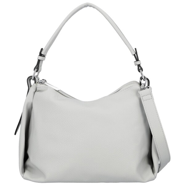 Trendy dámská koženková kabelka na rameno Magdalena, šedá