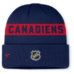 Fanatics Pánská zimní čepice Montreal Canadiens NHL Authentic Pro A/Cap Cuffed Beanie