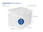 Termoboxy CZ & SK Polystyrenový termobox 18,1L/15kg - bazar, Bílá