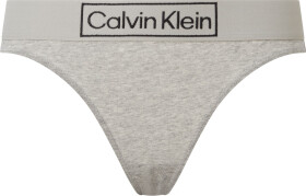 Dámské kalhotky Bikini Briefs Reimagined Heritage 000QF6775EP7A šedá - Calvin Klein XL