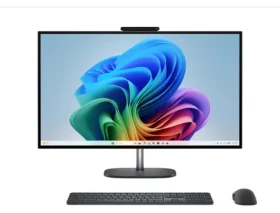 HP OmniStudio X 27-cx0002nc šedá / Počítač All-in-One / 27" QHD 120Hz / Intel Core Ultra 9 386H / 32GB / 1TB SSD (DK4F8EA#BCM)